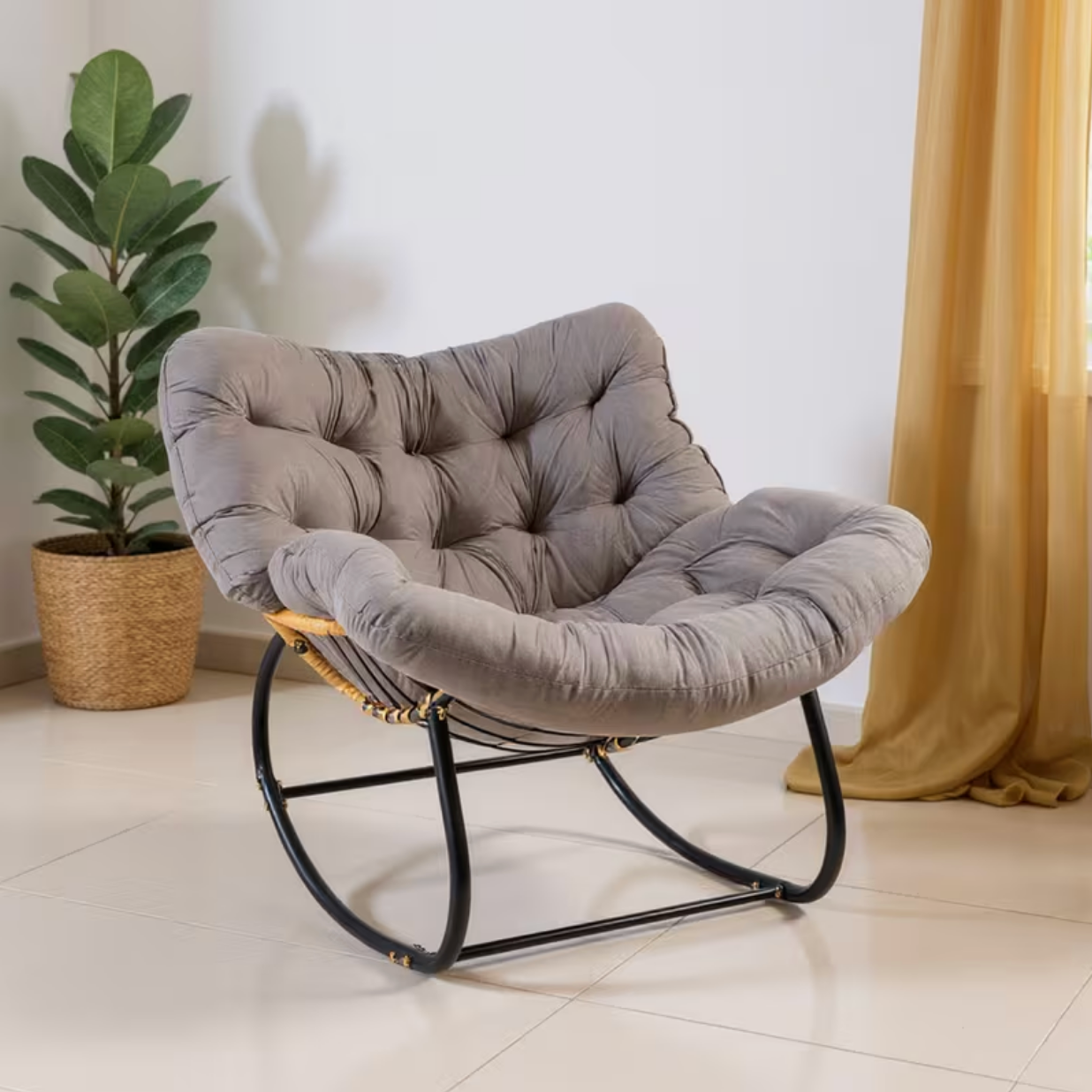 LOGAN™ - Relax Egg Rocking Chair - Indoor & Outdoor